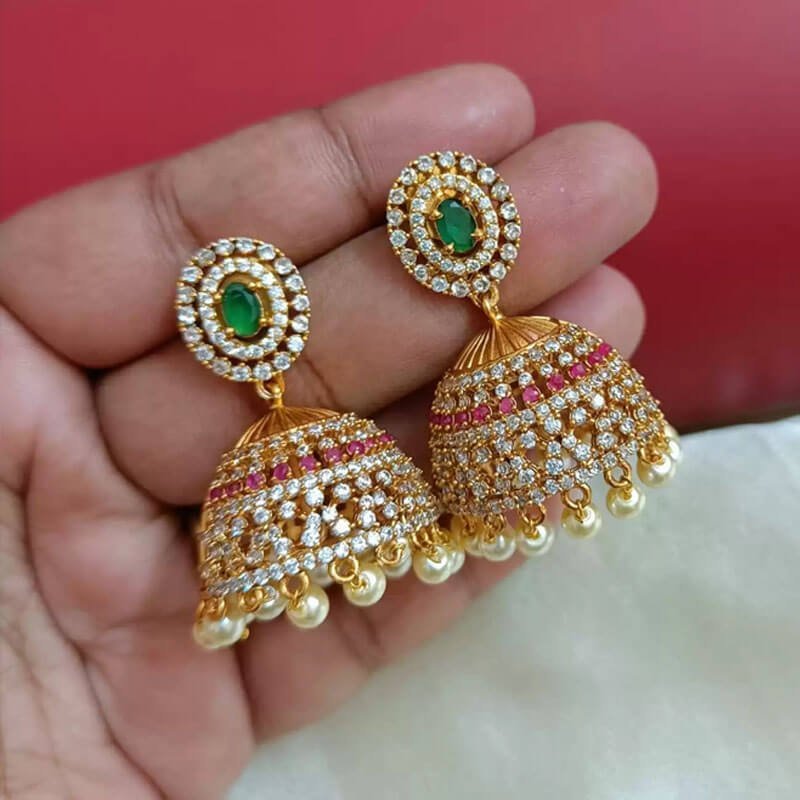 American diamond clearance jhumka