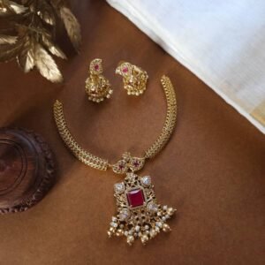 Mahi Ruby Neckpiece
