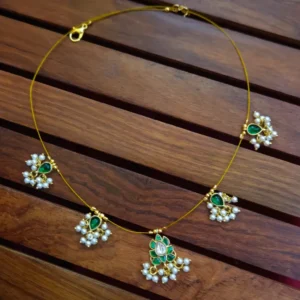 Invisible Kundan Jaadu Necklace