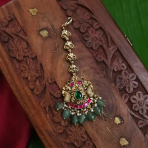 Antique Jadau Peacock Tikka