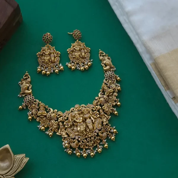 Radha Krishna Bridal Neckpiece