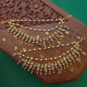 Maangz Real Gold Inspired Earchain