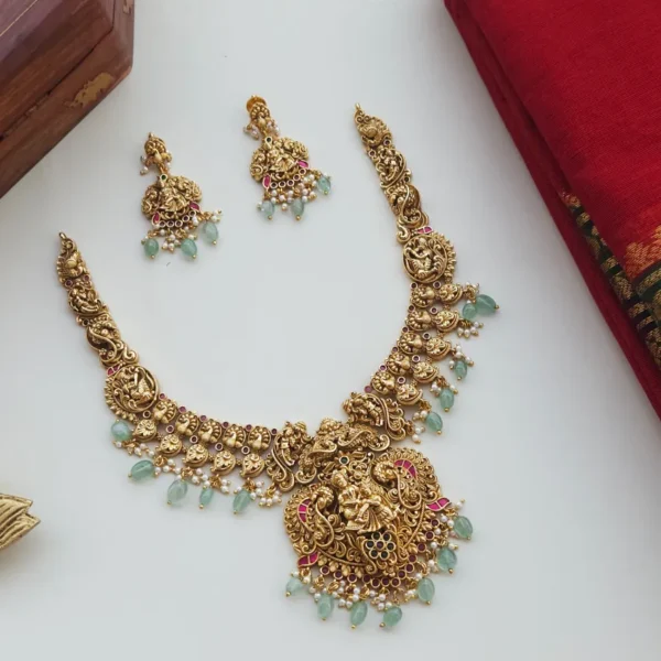 Radha Krishna Bridal Neckpiece