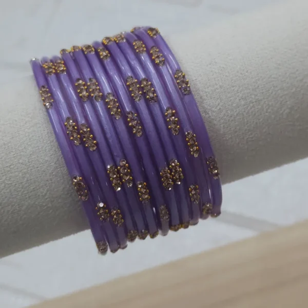 Nira Designer Glass Bangles - Image 6