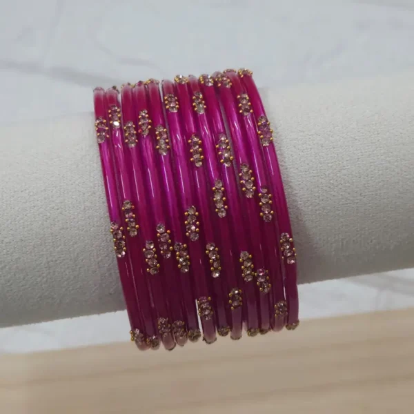 Nira Designer Glass Bangles - Image 2