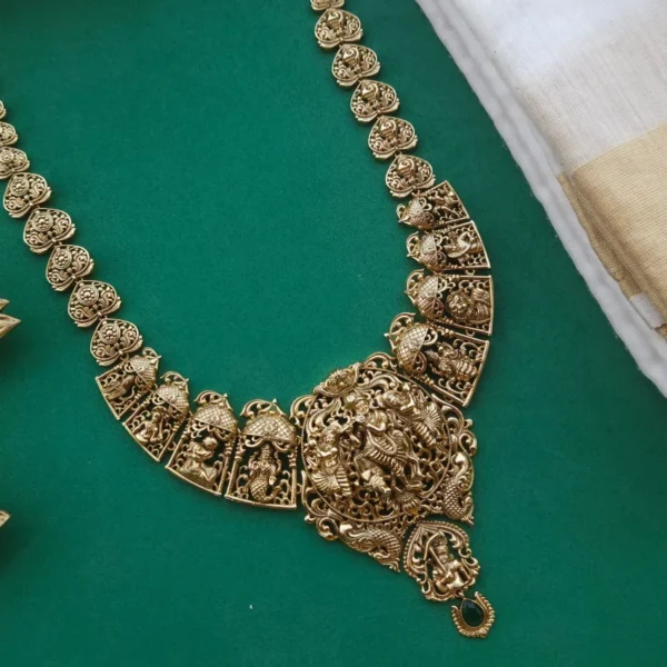Radha Krishna Antique Bridal Haram - Image 2