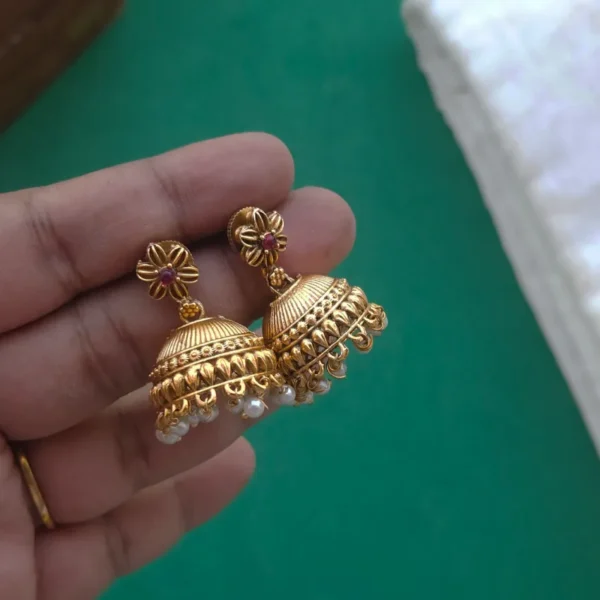 Floral Neckpiece Ruby - Image 2
