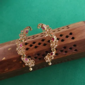Peacock Earcuff
