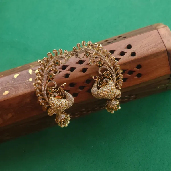 Peacock Earcuff