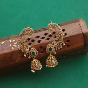Peacock Earcuff