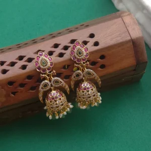 Peacock Jhumka