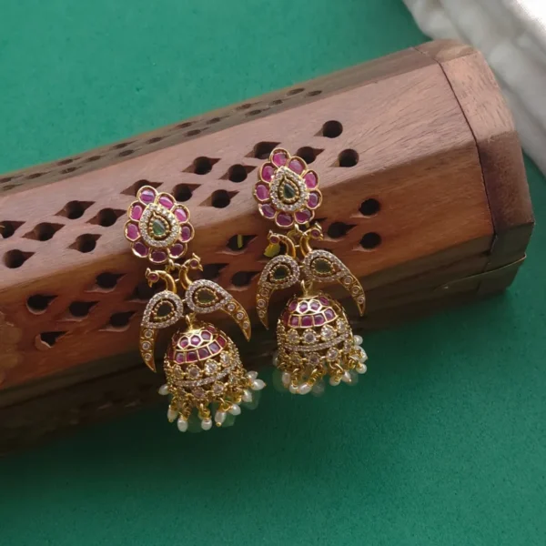 Peacock Jhumka