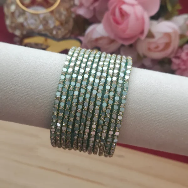Premium Design Designer Glass Bangles - Image 8