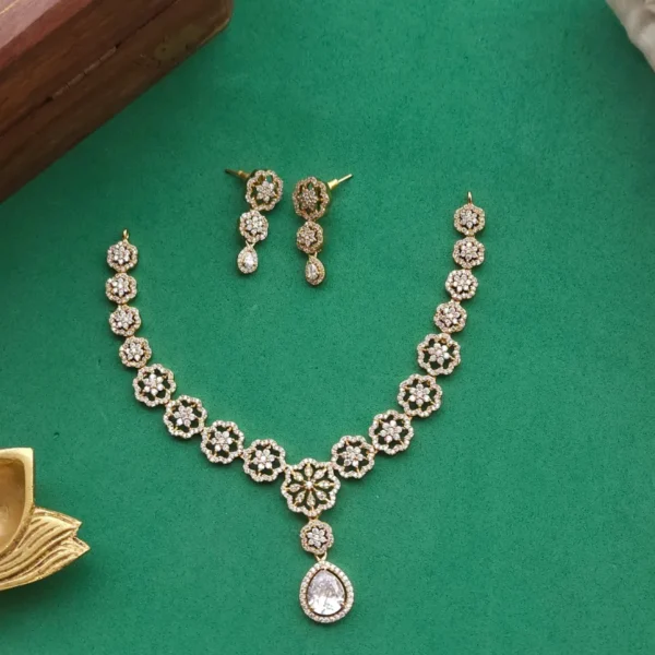 Floral AD Necklace