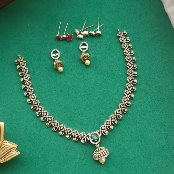 Lisa interchangeable AD Necklace