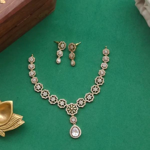 Floral AD Necklace