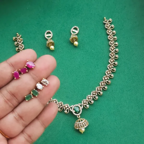 Lisa interchangeable AD Necklace - Image 2