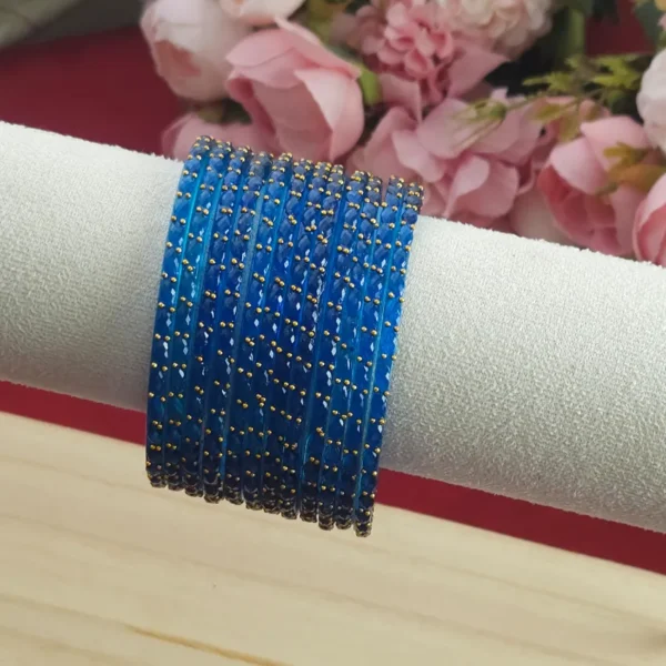 Premium Raindrops Glass Bangles - Image 6