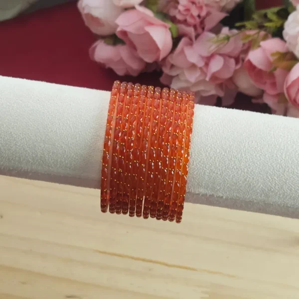 Premium Raindrops Glass Bangles - Image 3