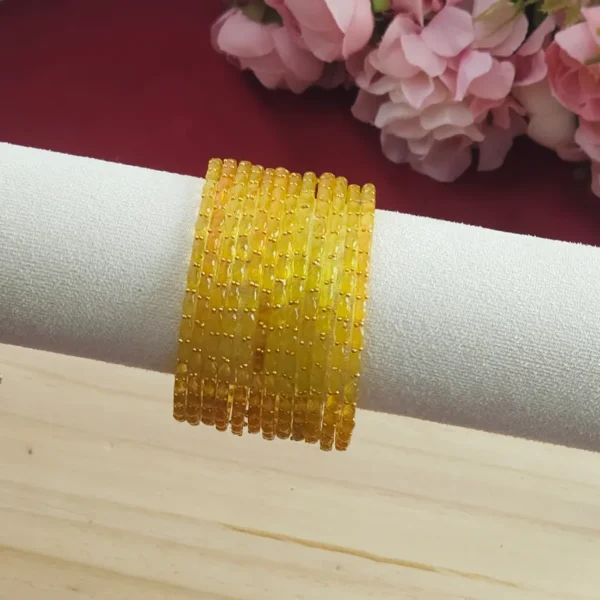 Premium Raindrops Glass Bangles - Image 2