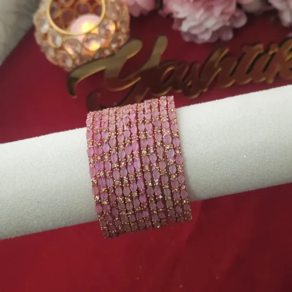 Leafy Glass Bangles - Image 4